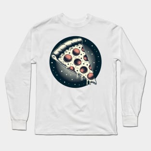 retro pepperoni pizza Long Sleeve T-Shirt
